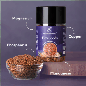 Flax Seeds – 250g | Cold-Pressed Grade Superfood for Heart Health