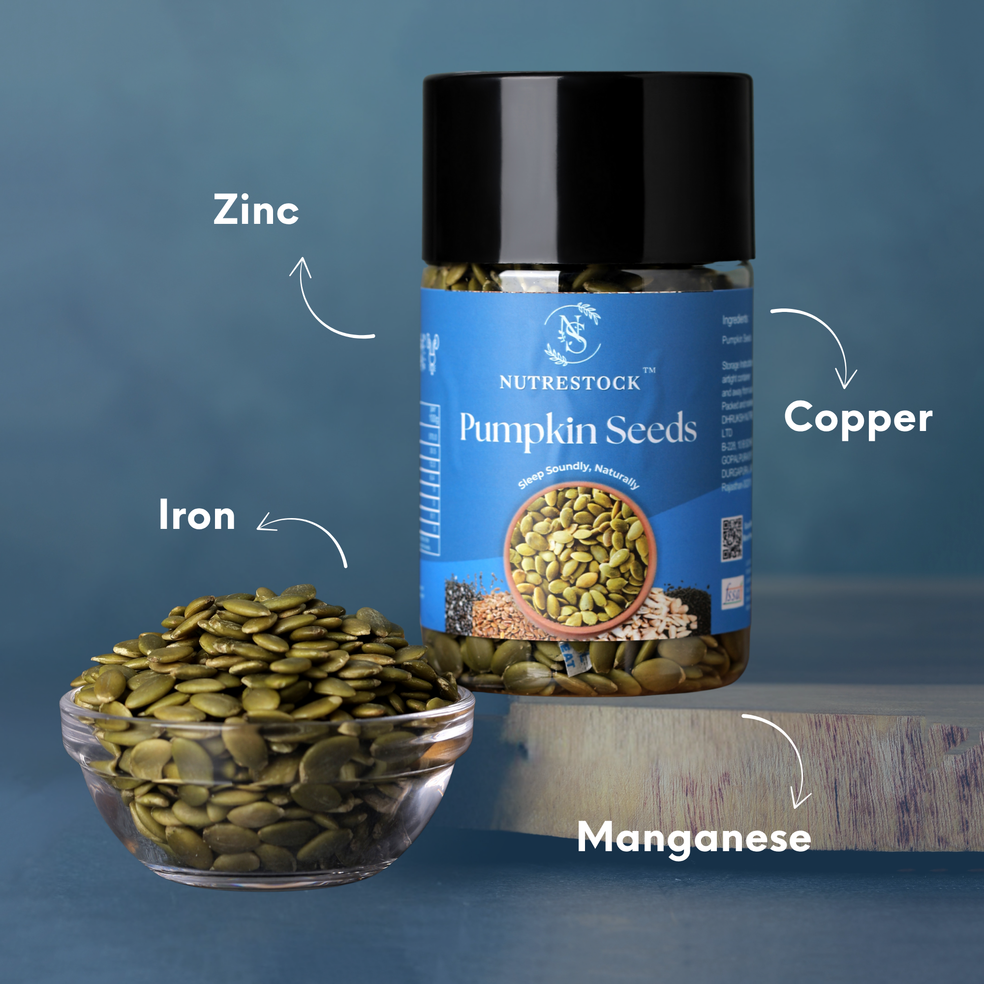 Pumpkin Seeds – 250g | Roasted & Crunchy Zinc-Rich Snack