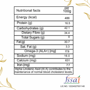 Chia Seeds – 250g | Premium Quality Superfood for Omega-3 & Fiber