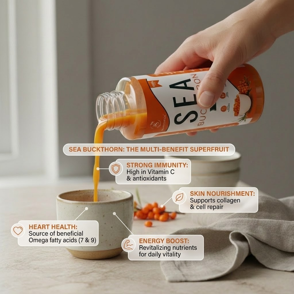 Nutrestock Himalayan Sea Buckthorn JUICE (500 ml)