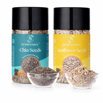 Chia & Sunflower Seeds Combo (250g each) | Superfood Duo for Digestion & Energy