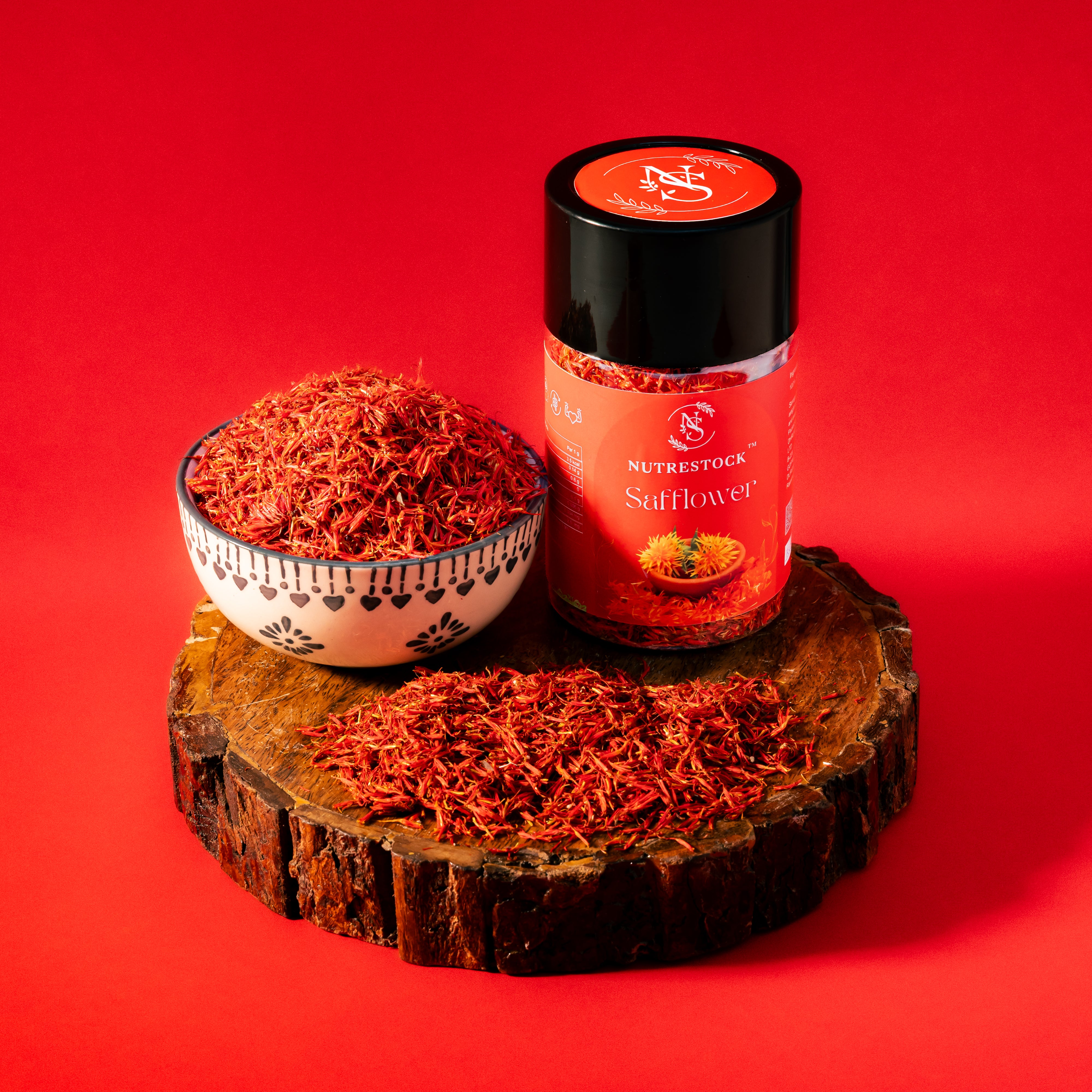 Safflower Petals – 30g | Natural Herbal Infusion for Skin & Heart Health