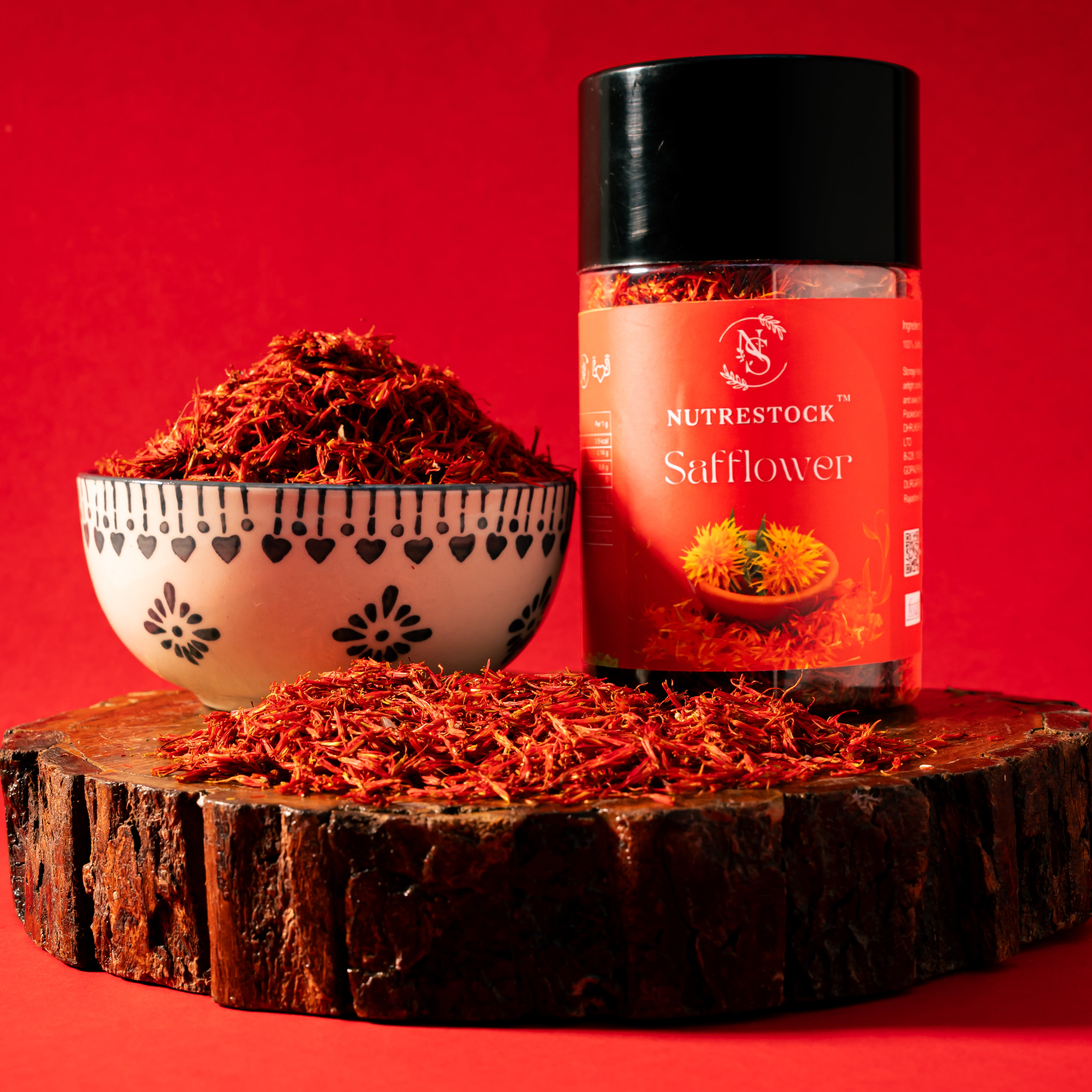 Safflower Petals – 30g | Natural Herbal Infusion for Skin & Heart Health