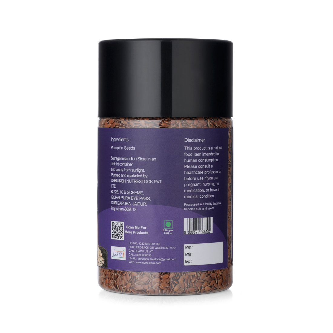 Flax Seeds – 250g | Superfood for Heart Health