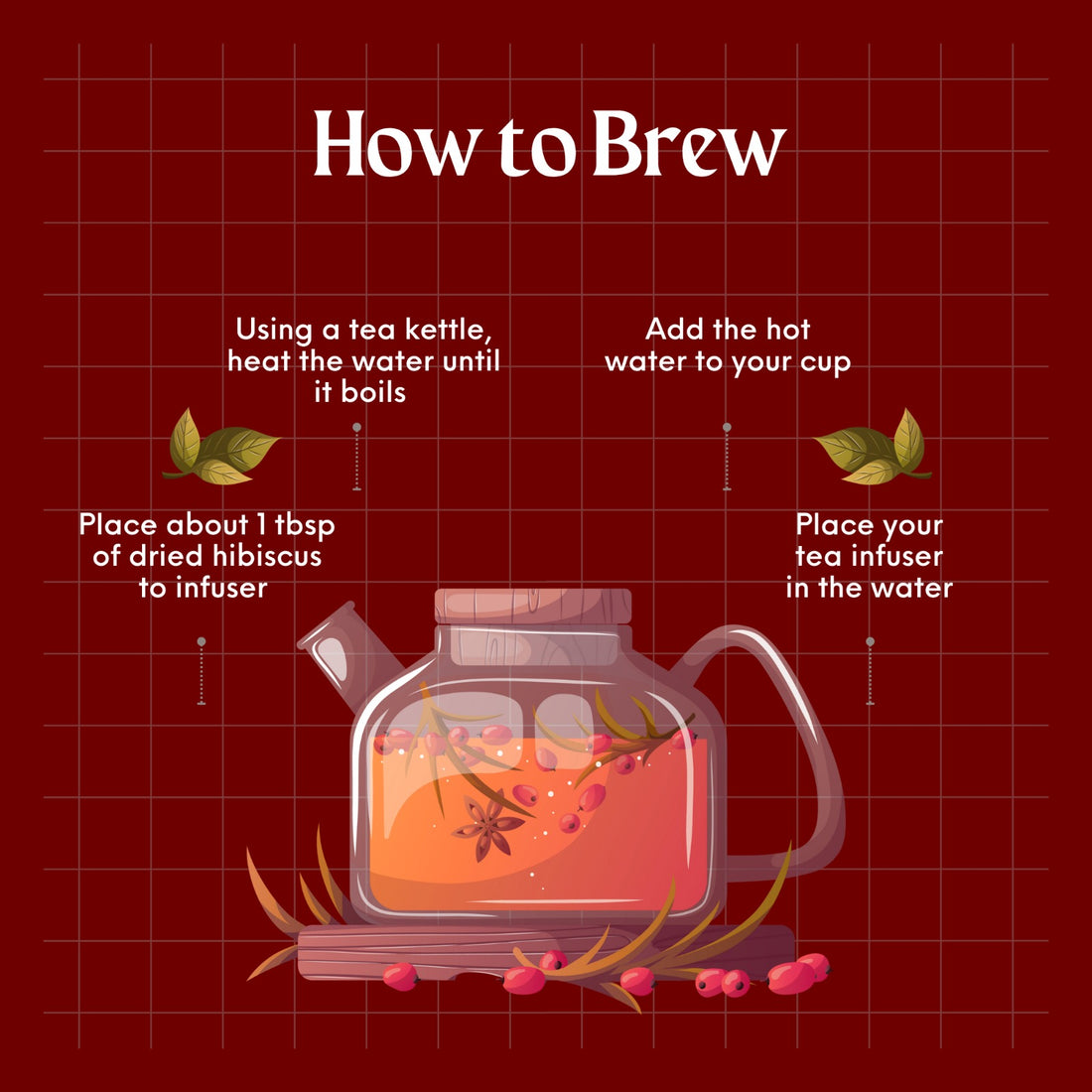 Radiant Hibiscus Herbal Tea – 50g | Revitalize Skin & Support Heart Health Naturally