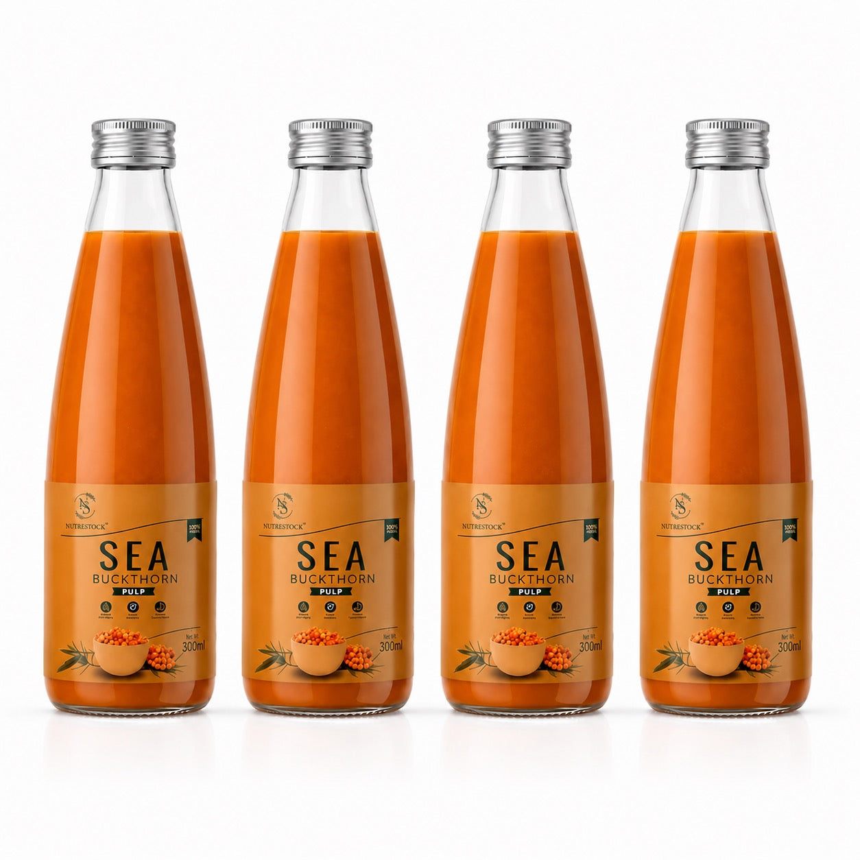 Nutrestock Himalayan Sea Buckthorn Pulp (300 ml)