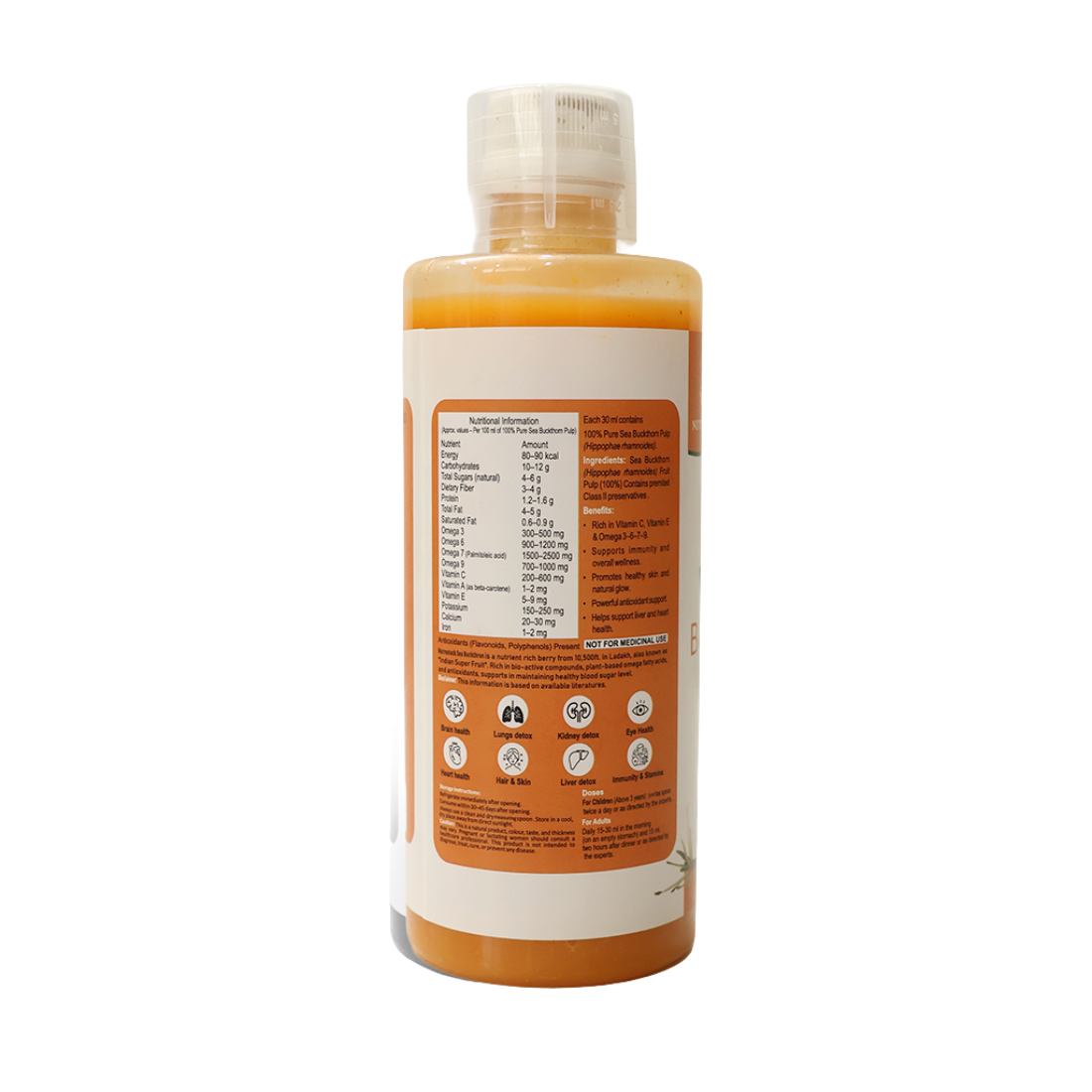 Nutrestock Himalayan Sea Buckthorn JUICE (500 ml)