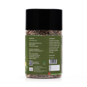 Nutrestock Lemongrass Tea 50g pack on white background – detox herbal tea for digestion and immunity