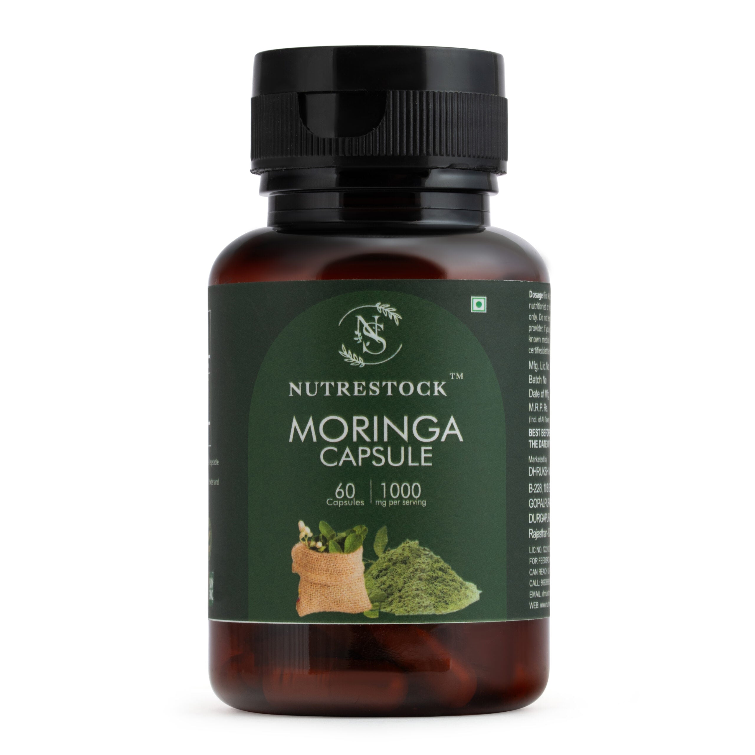 Moringa Capsules – 60 Caps | Daily Energy & Detox Support