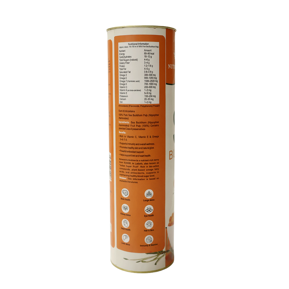 Nutrestock Himalayan Sea Buckthorn Pulp (300 ml)