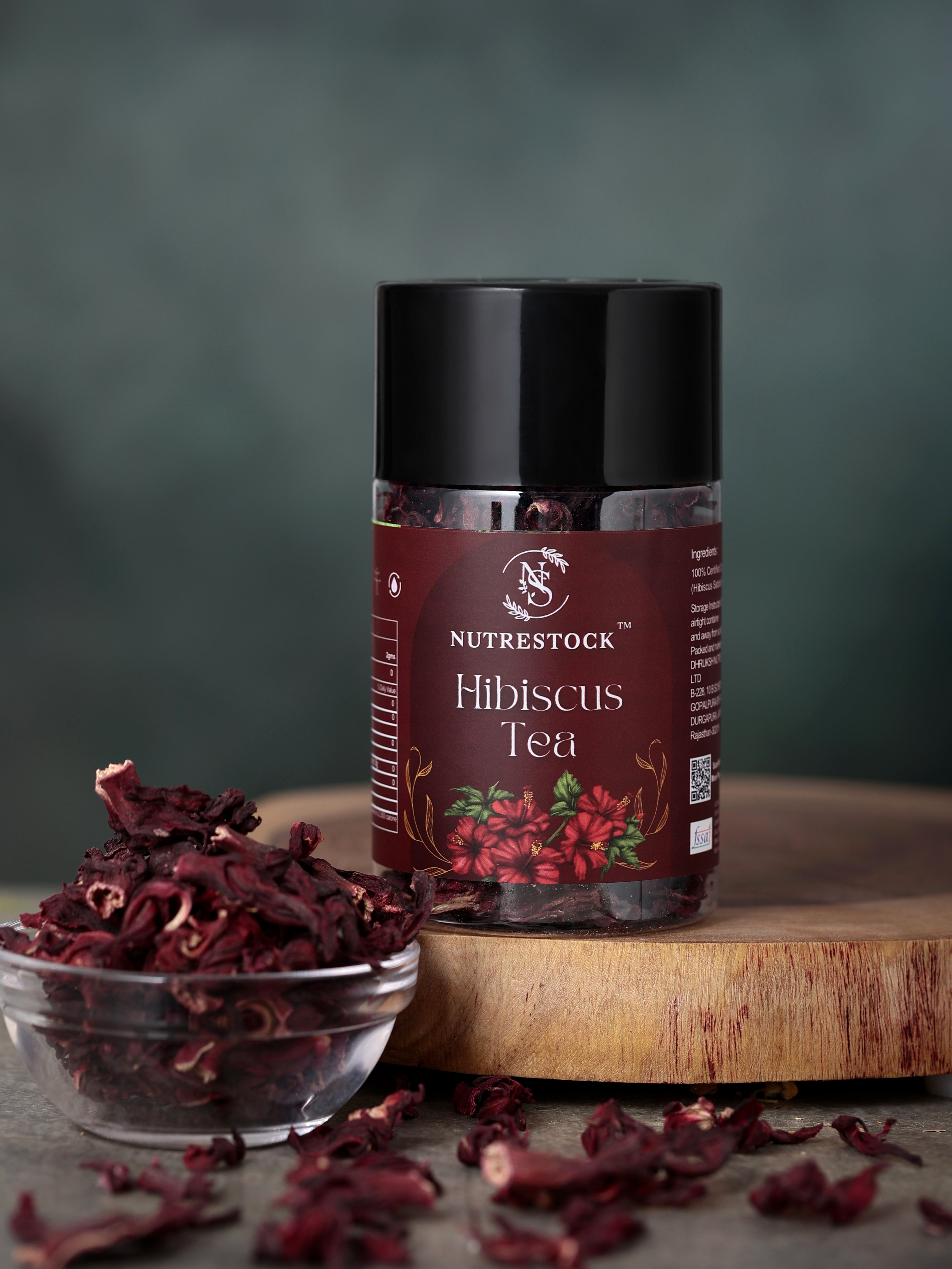 Radiant Hibiscus Herbal Tea – 50g | Revitalize Skin & Support Heart Health Naturally