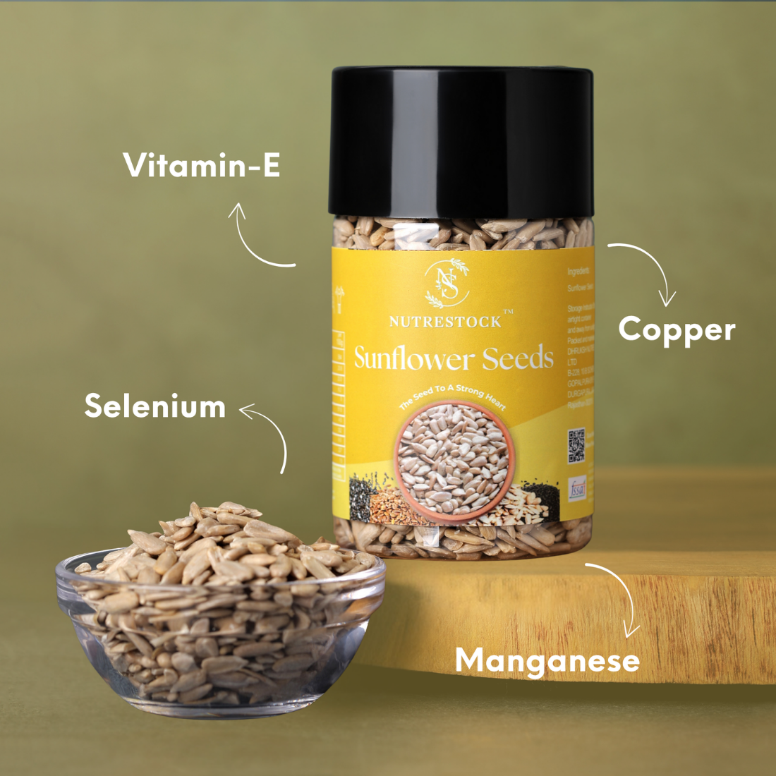 Sunflower Seeds – 250g | Healthy Snack Rich in Vitamin E