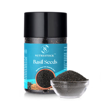 Basil Seeds – 250g | Natural Cooling Superfood for Drinks & Desserts