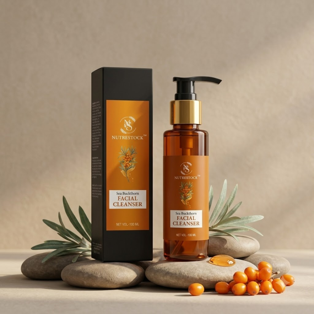 Sea Buckthorn Facial Cleanser for Fresh, Clean & Healthy-Looking Skin