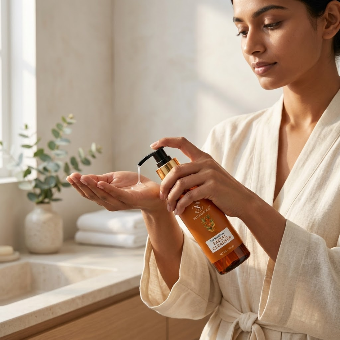 Sea Buckthorn Facial Cleanser for Fresh, Clean & Healthy-Looking Skin