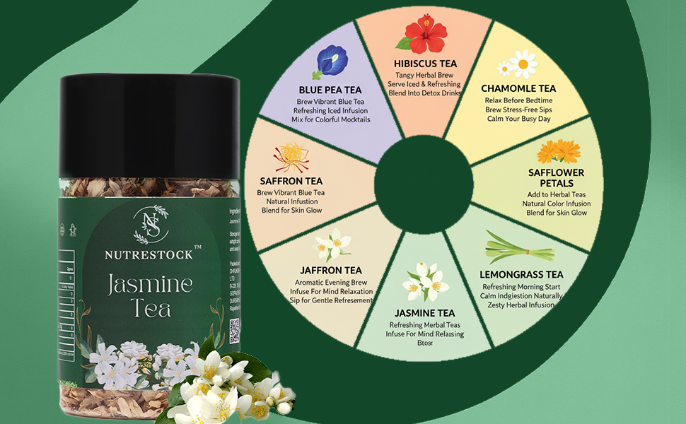 Jasmine Tea – 30g | Fragrant Floral Tea for Stress Relief